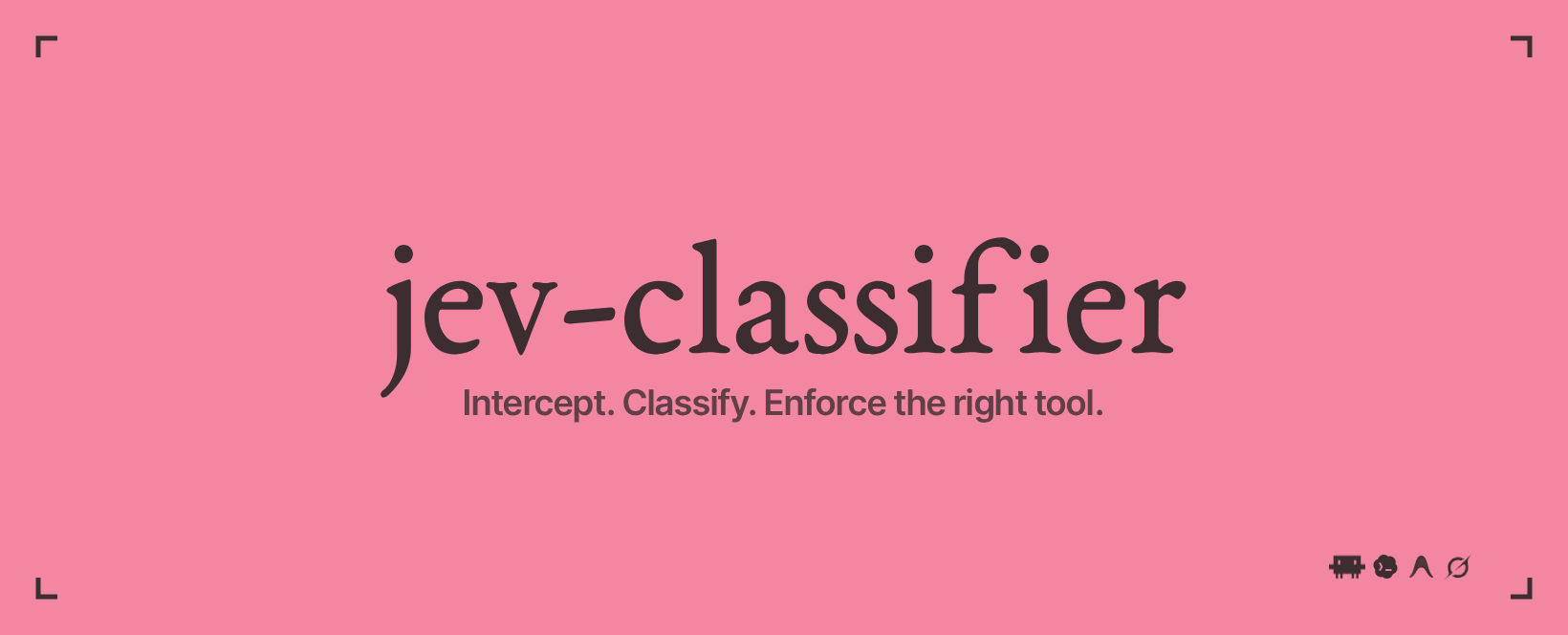 jev-classifier — Jev 从当前工具候选中选下一步；不同适配器可记录建议或影响实际工具选择。